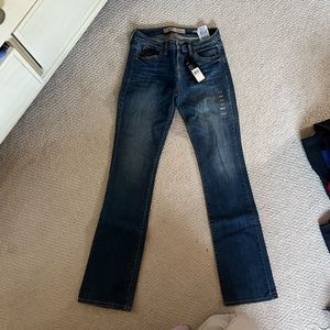 Guess boot leg mid rise jeans